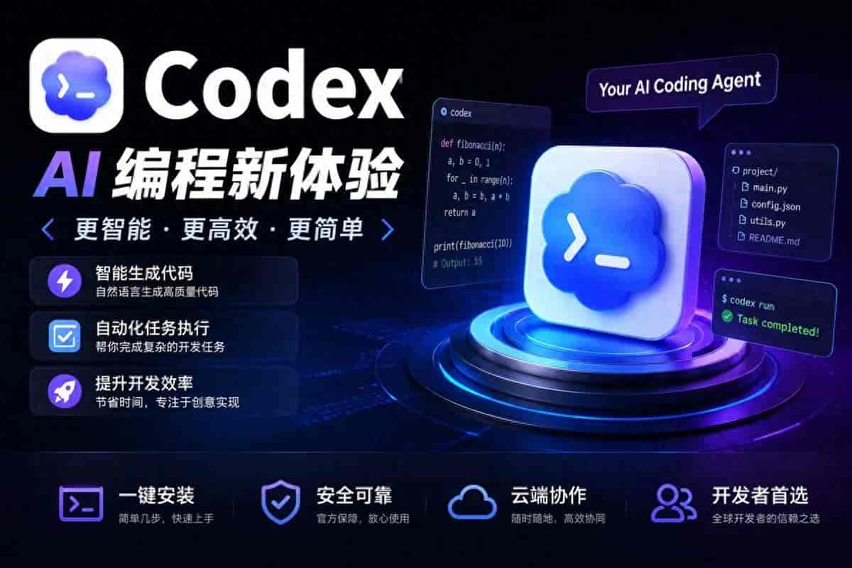 3分钟速成Codex,最简单的安装攻略,从0开始,没GPT账号轻松上手