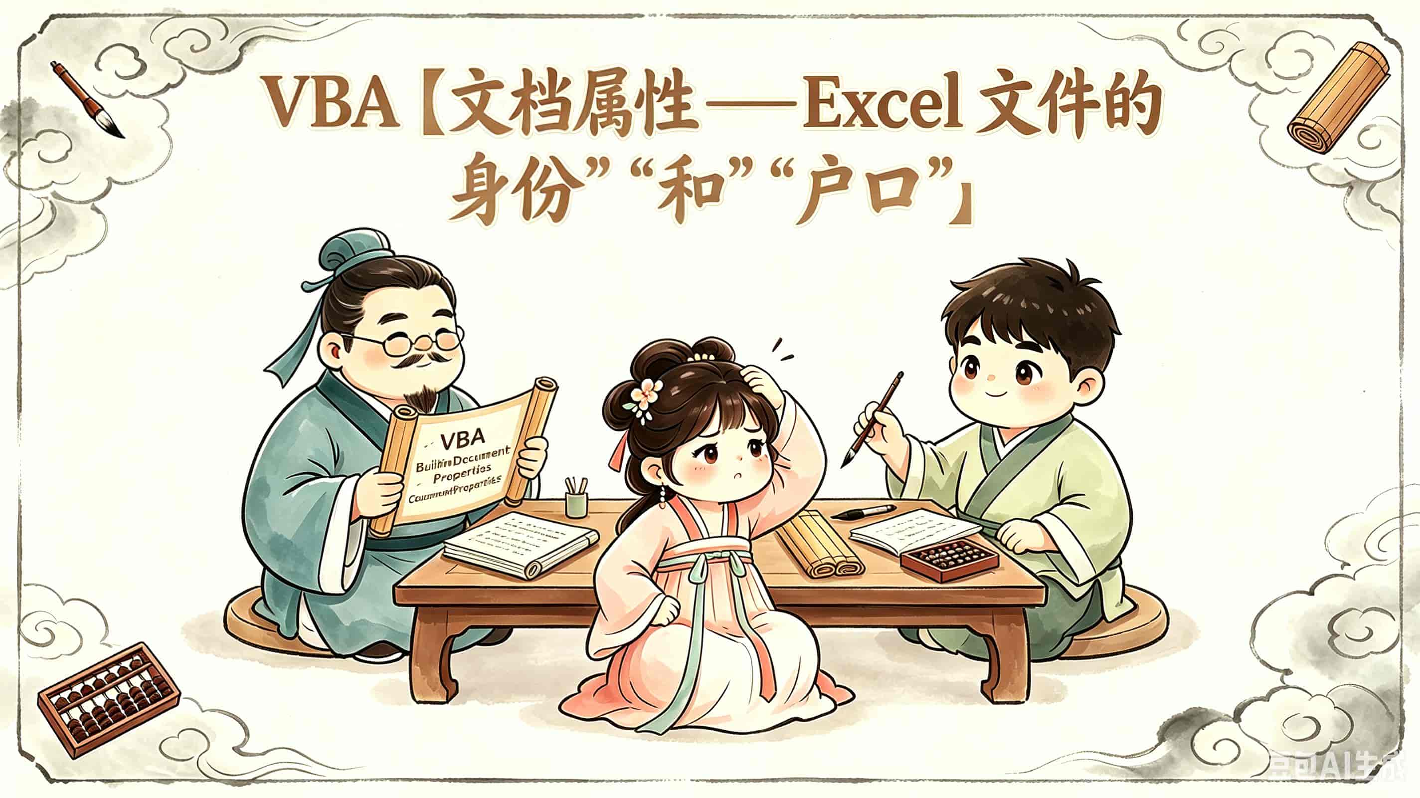 VBA【文档属性——Excel文件的“身份证”和“户口本”】
