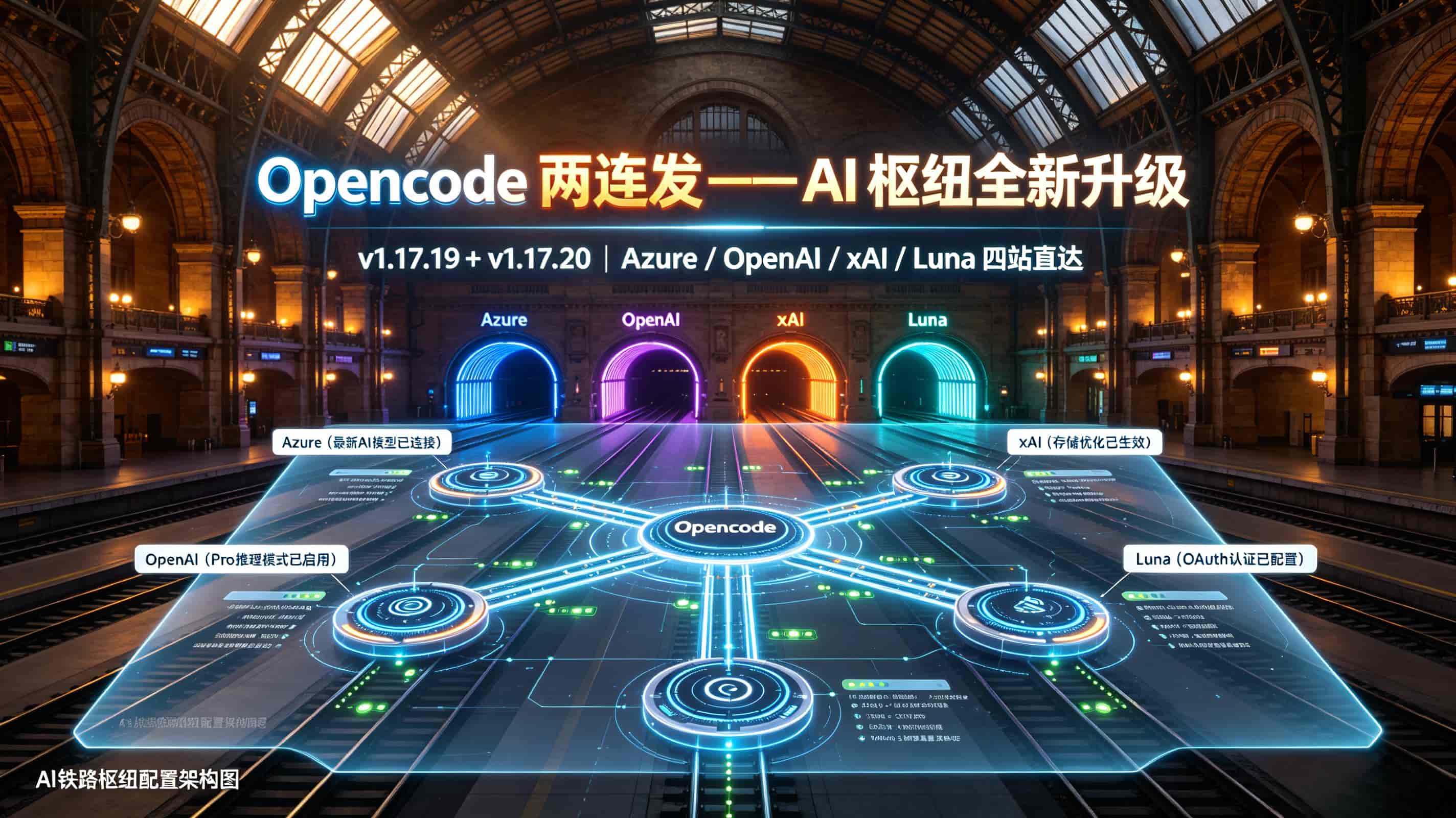 Opencode两连发更新：最新模型+桌面重构，15项修复