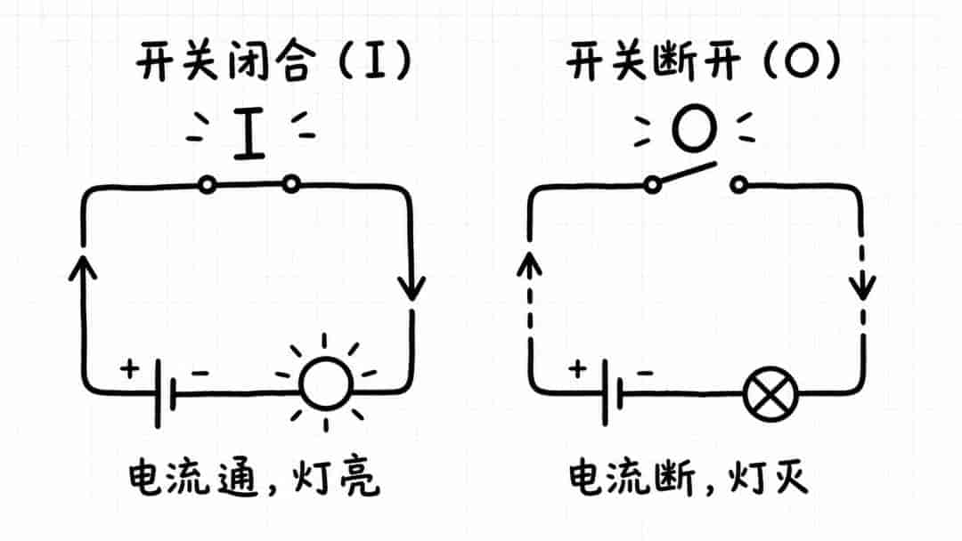 开关上的“O”和“I”到底是开还是关?好多人一直弄错,看完这招秒懂