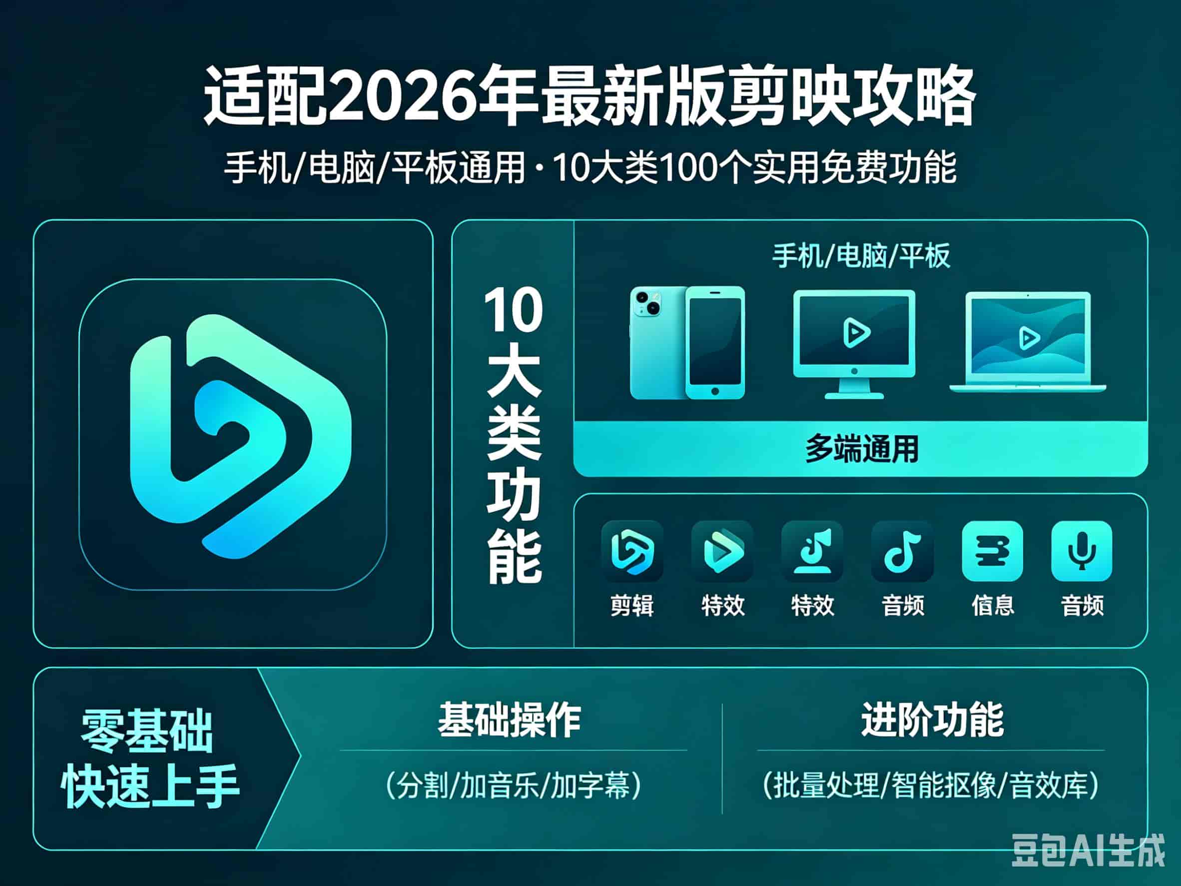 剪映这款强劲的软件藏着数百项免费又实用的专业功能