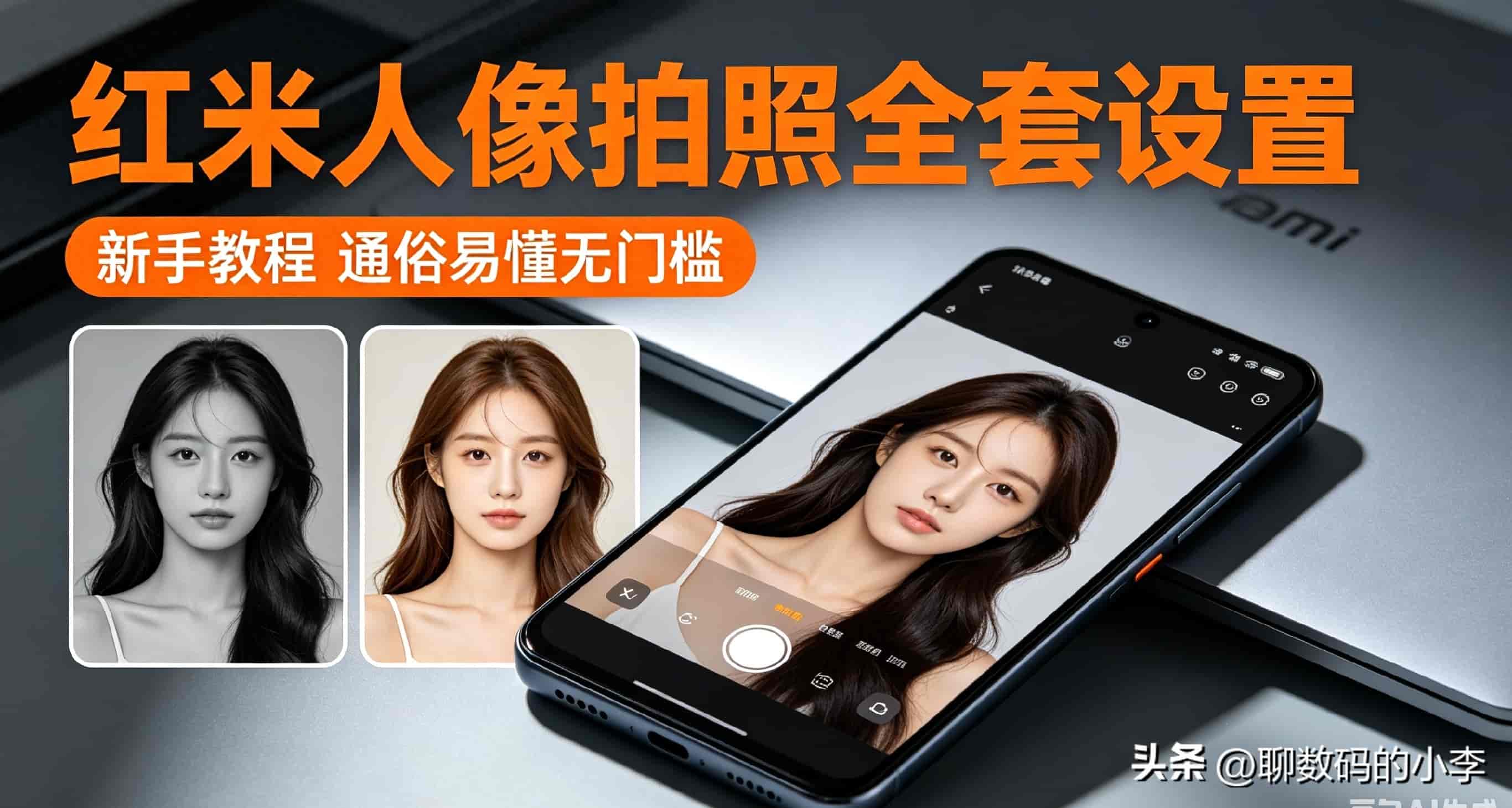 新手教程：红米人像拍照全套设置步骤，通俗易懂无门槛