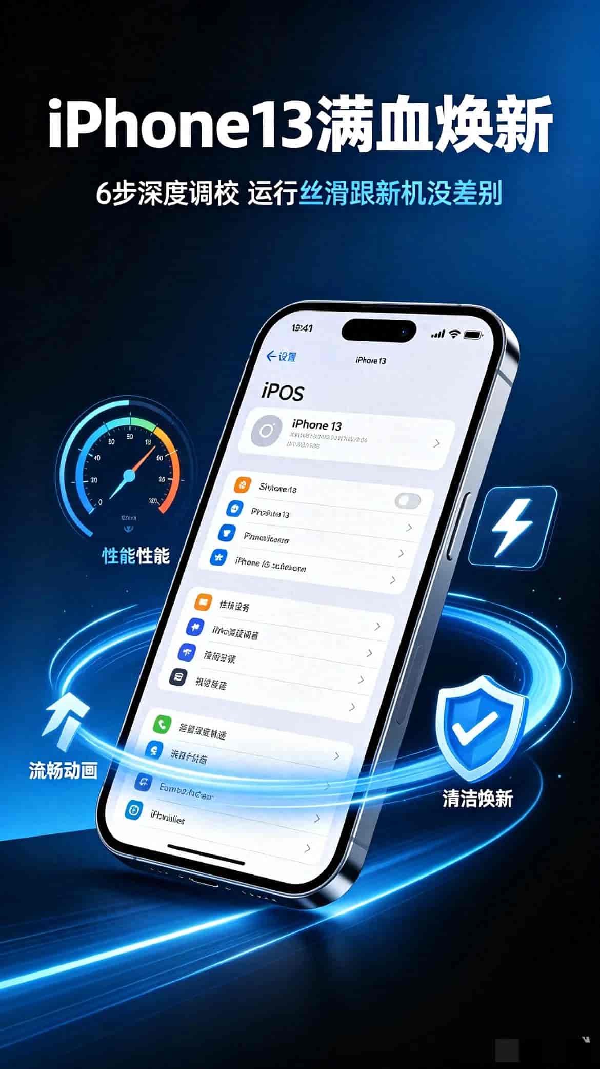 iPhone老机型焕新指南!6步设置,流畅度恢复新机状态