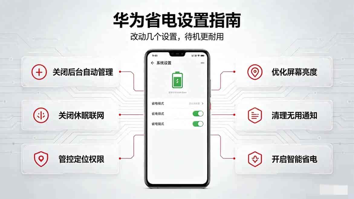 亲测有效！华为待机多撑一天，改动这个设置告别耗电快
