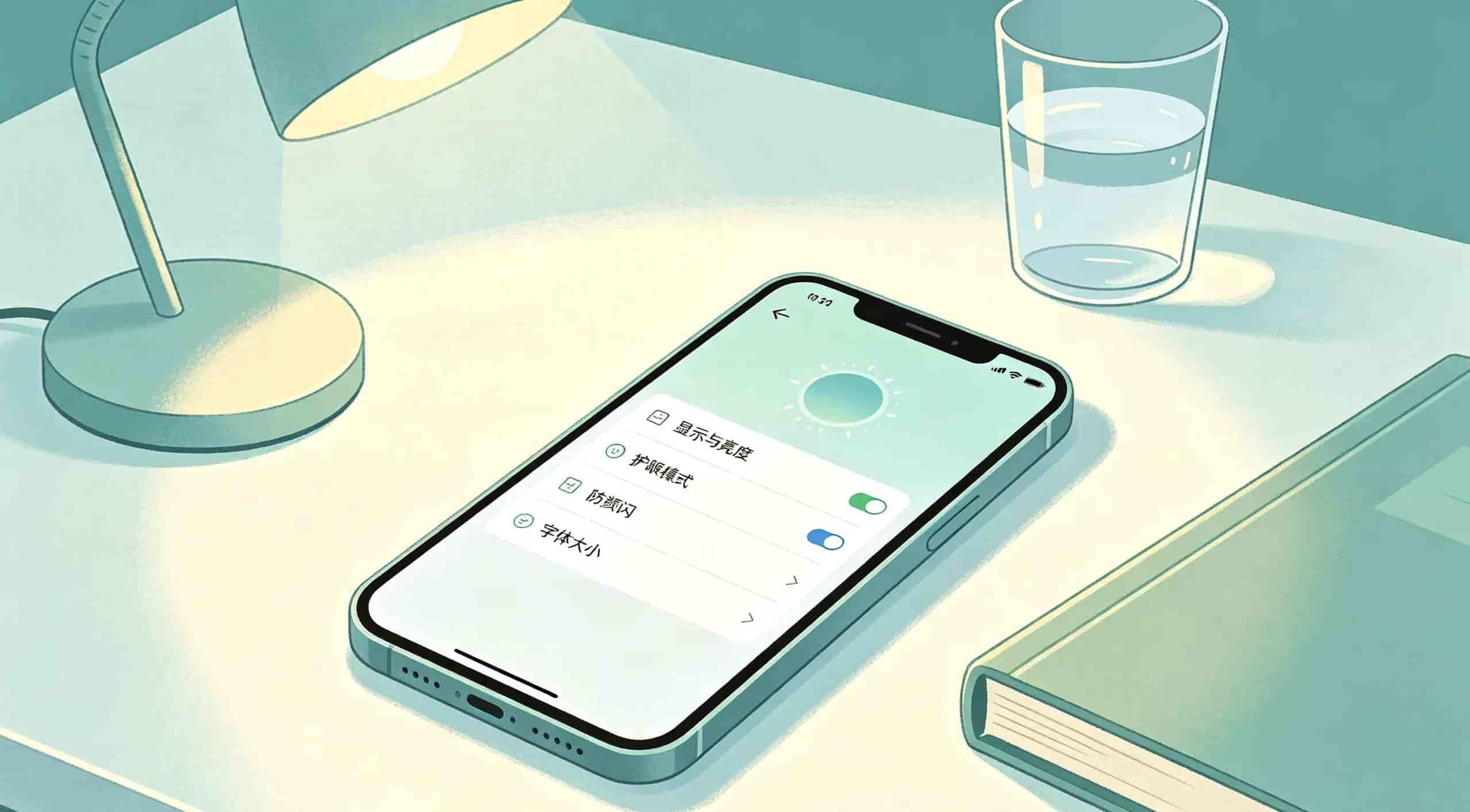 手机屏幕详细设置教程，久刷屏幕也能减轻眼部酸胀不适？