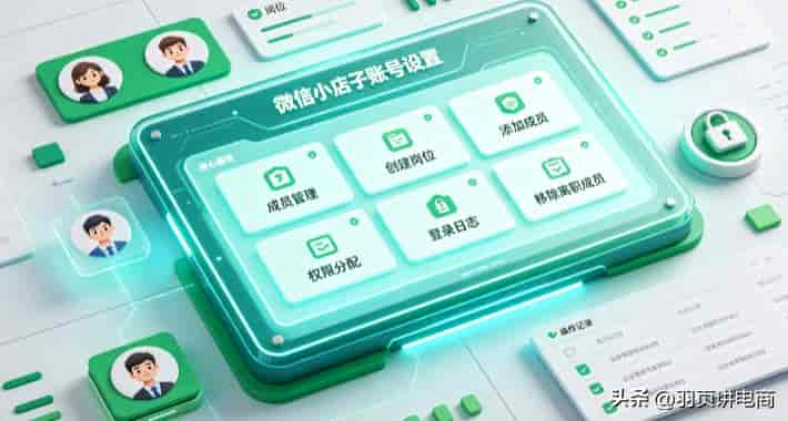 微信小店子账号完整设置攻略｜岗位权限、开通流程风控避坑全指南