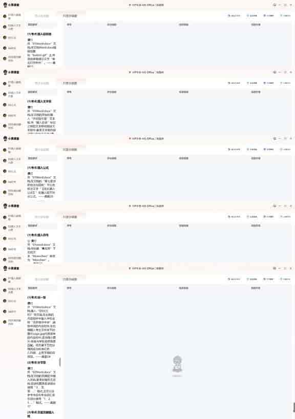 Word作业4总结：超链接/文本框/页眉页脚