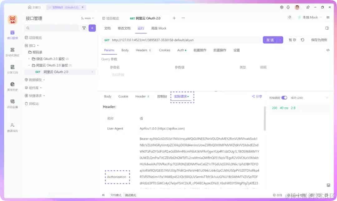 简明教程：利用 Apifox 设置 OAuth 2.0 并获取访问令牌