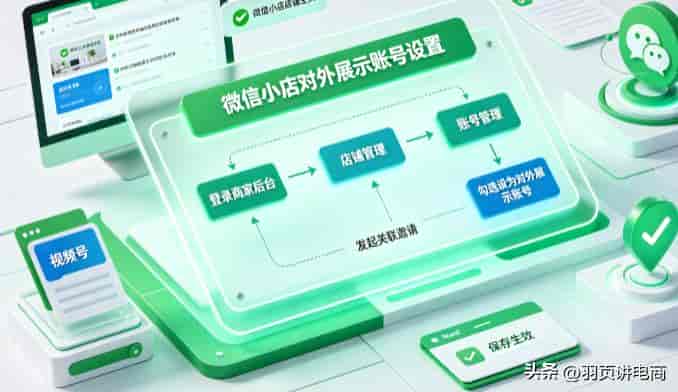 微信小店对外展示账号完整设置攻略｜操作流程、权限区别