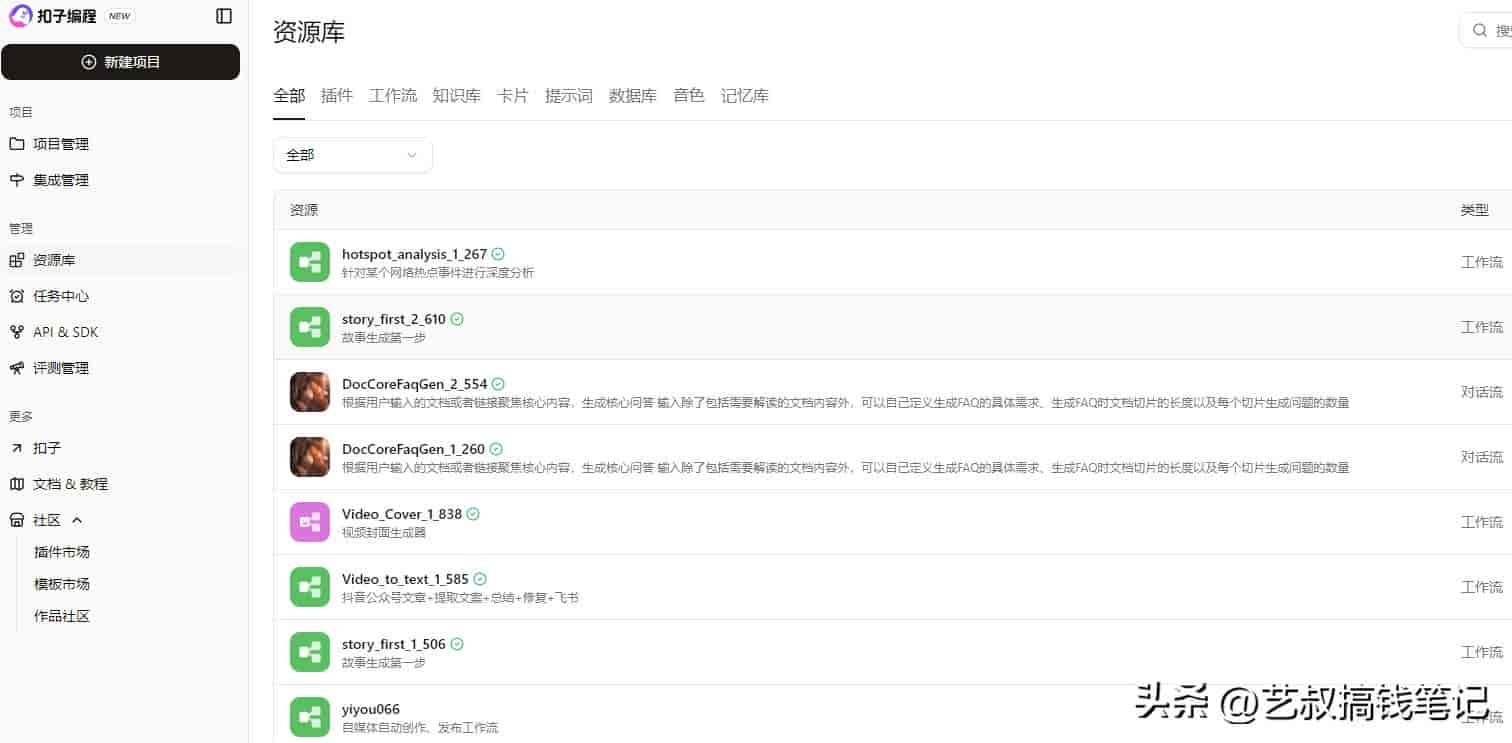 扣子Coze全自动创作+多平台API发布工作流搭建指南（零代码实操）