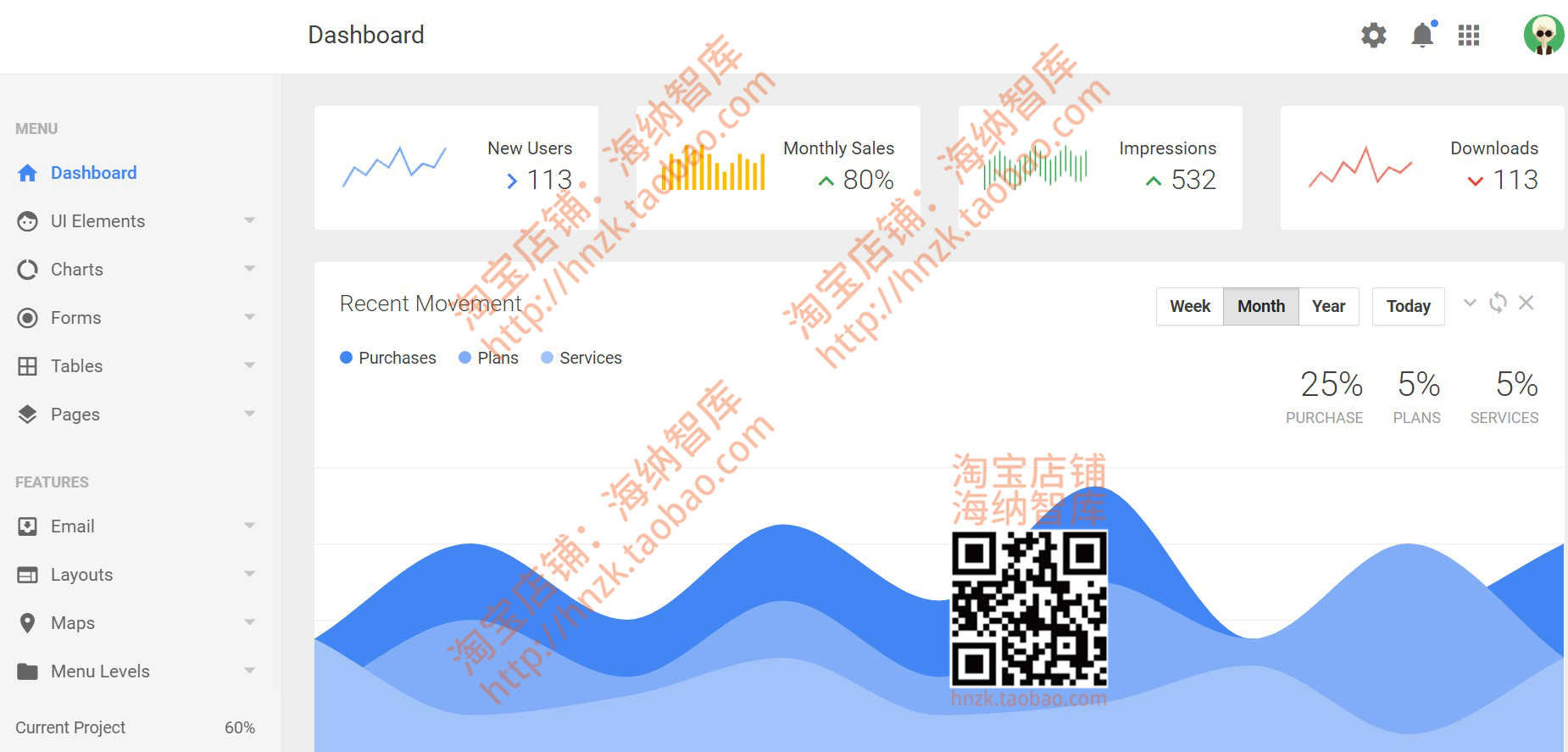 UI后台管理系统html网站模板静态admin网页js源码页面css源代码