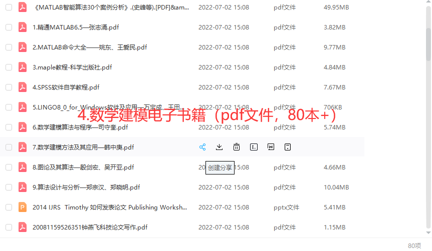 数学建模资料1992-2022国赛赛题获奖论文模型算法MATLAB源码软件