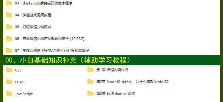 2023微信小程序开发制作视频教程模板源码带后台商城公众号教学