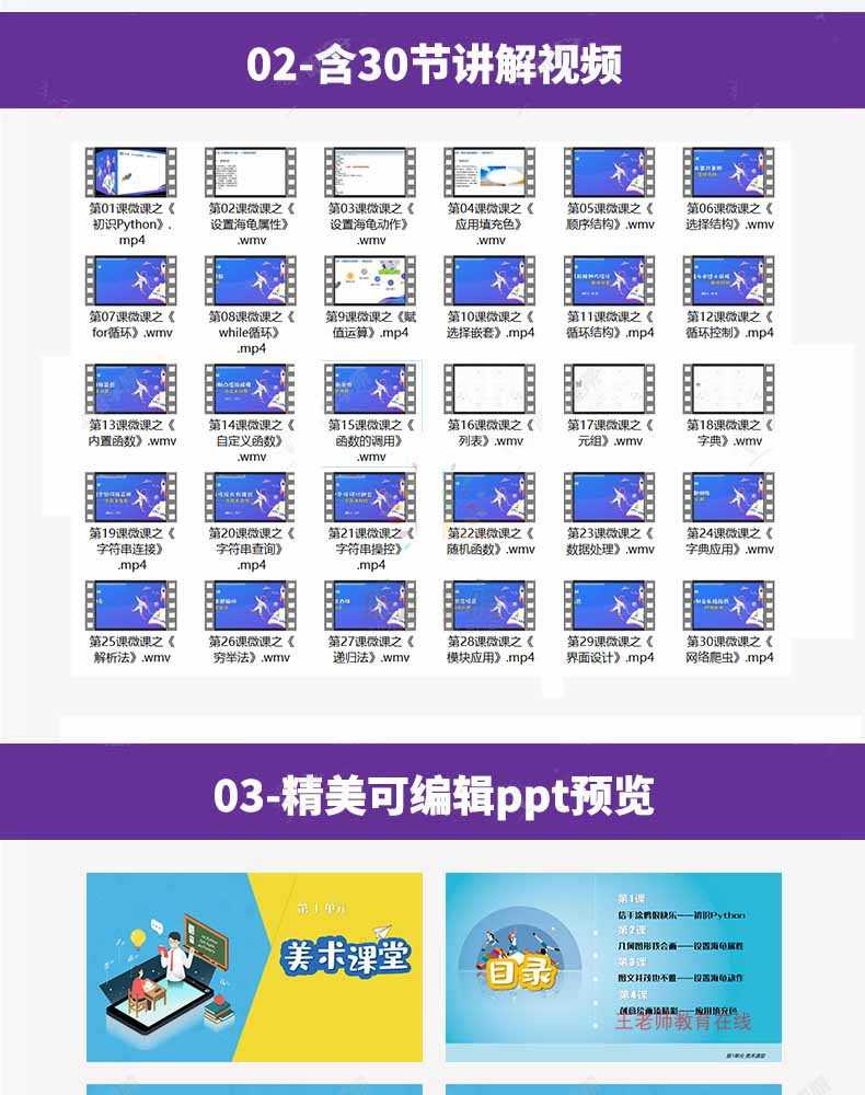 青少年Python编程信息技术与数学物理化学科结合课件视频源码课程