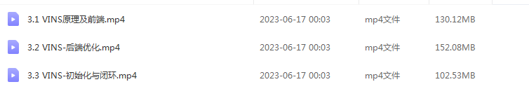 2 视觉SLAM进阶 VIO代码解读课程视屏学习资料(含源码)