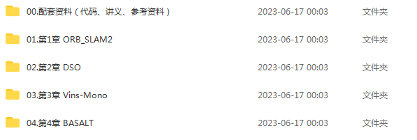 2  视觉SLAM进阶 VIO代码解读课程视屏学习资料（含源码）