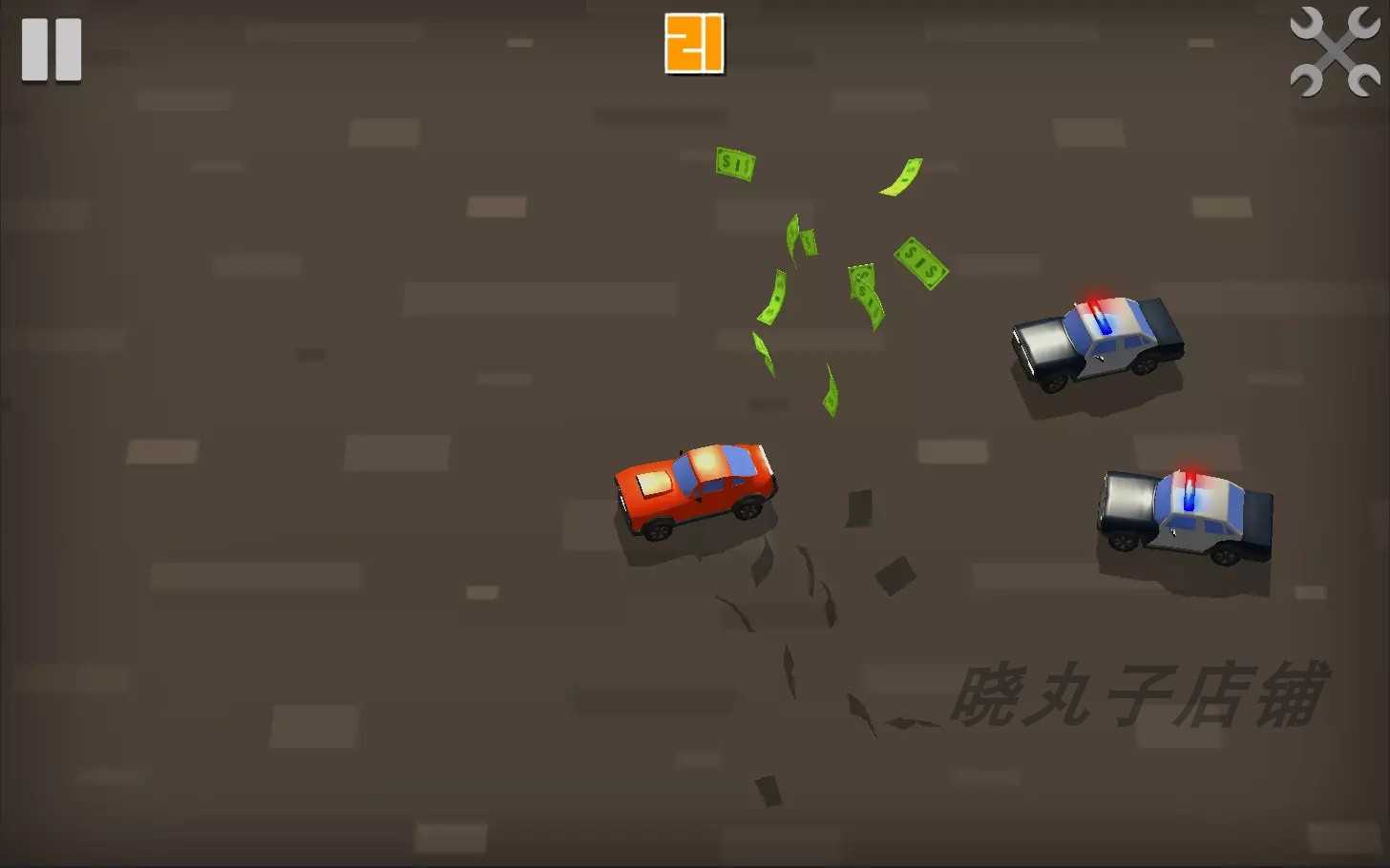 Unity 赛车追逐游戏源码 Endless Car Chase Game Template1.3