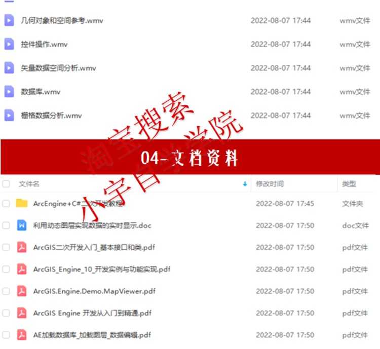 gis二次开发教程资料大全 C#开发教程实例源码资料视频教程