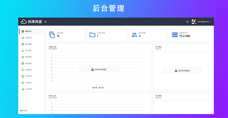 网盘源代码  PHP网盘系统 文件存储系统 云盘源代码 支持对象存储