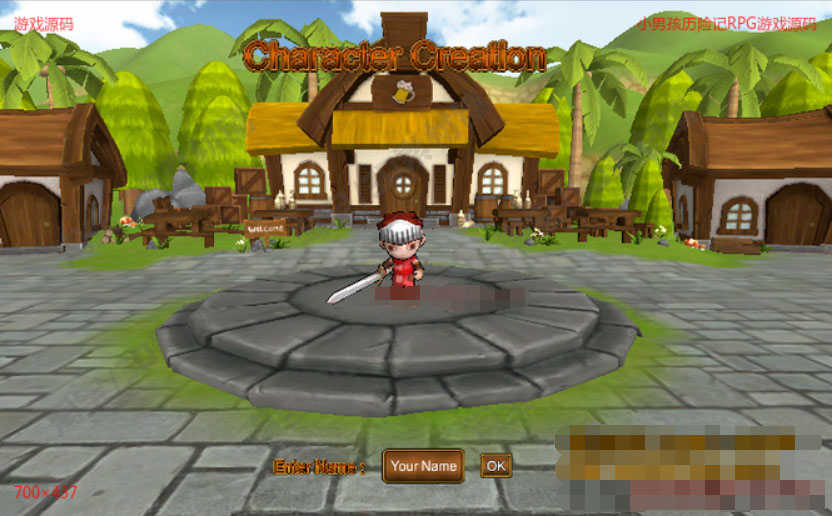 Unity3D动作RPG小男孩历险记游戏项目源码 U3D人物操作设计素材