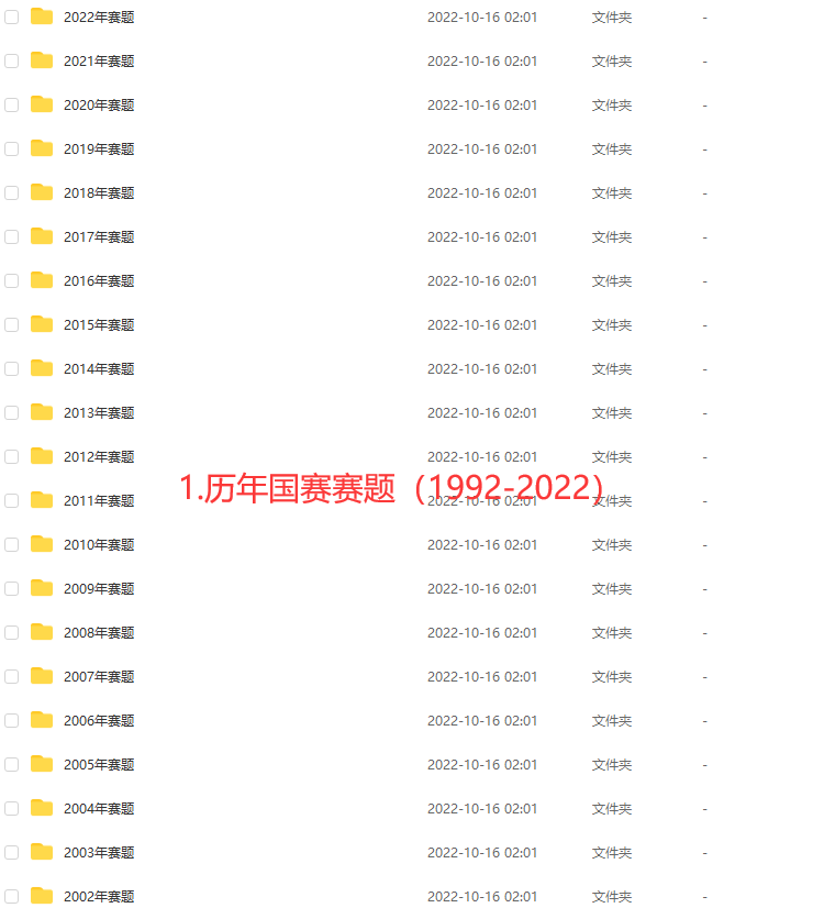 数学建模资料1992-2022国赛赛题获奖论文模型算法MATLAB源码软件