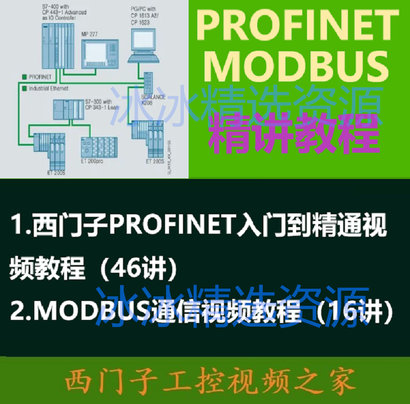 Modbus视频教程通讯通信协议源码开发零基础入门到精通视频教程