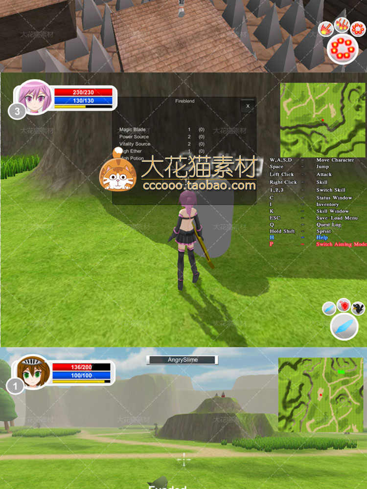 Unity3D Action-RPG Starter Kit 6v6.55c动作ARPG游戏项目源码