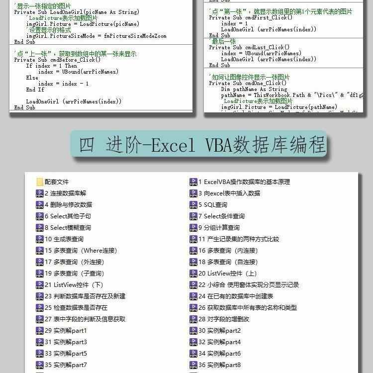 excel vba基础提升全套教程带配套练习文件vba实例经典实例代码