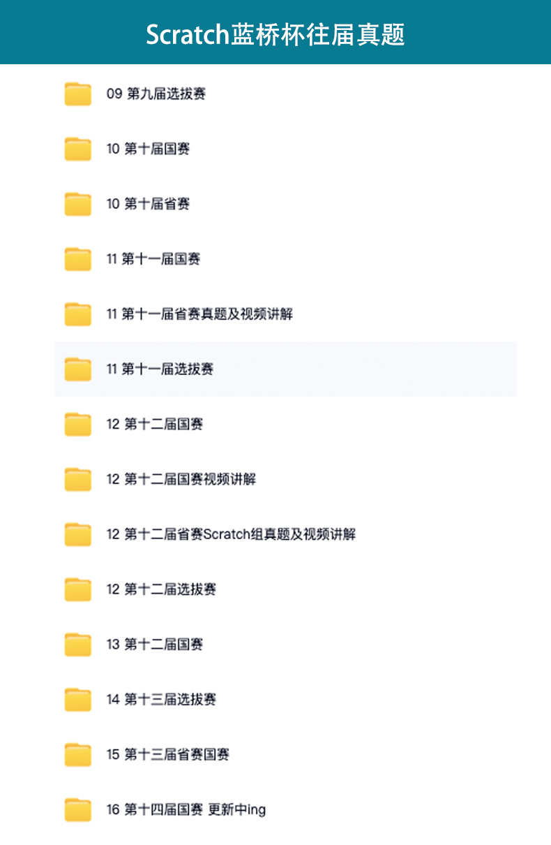 scratch编程等级考试一二三四级历年真题库蓝桥杯noc编程电子协会