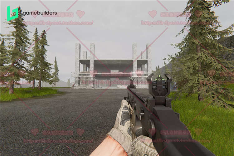 Unity3D 第一人称射击游戏模板 武器场景动画工程源文件代码素材