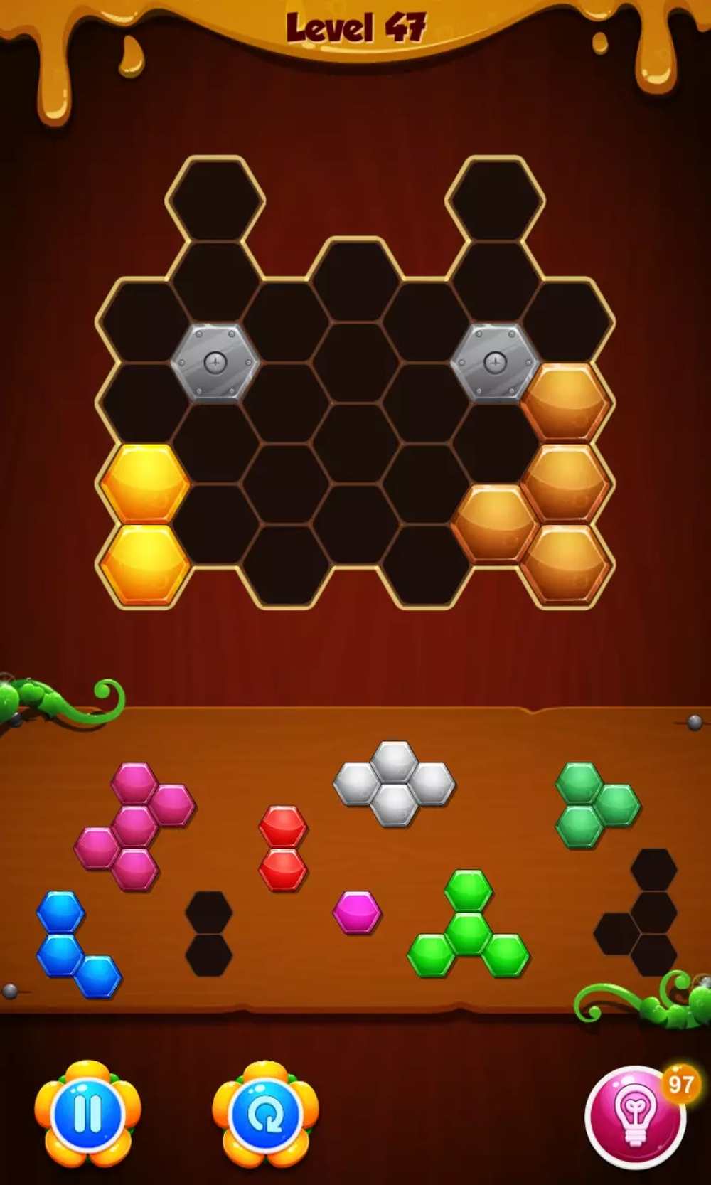 Unity3D 休闲六边形方块点击消除益智游戏模板源码素材