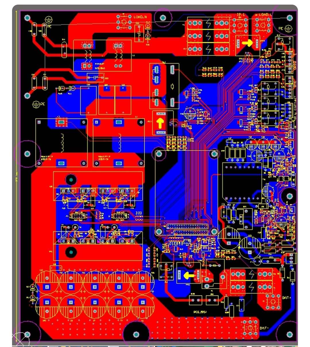 储能双向逆变器设计资料原理图pcb源代码并网离网stm32f103设计