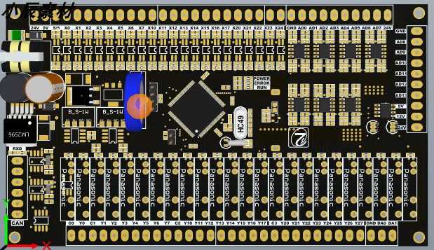 Fx3U源码 STM32仿三菱PLC,国产PLC方案 PCB原理图源码