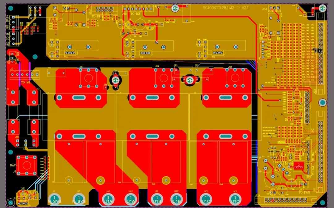 100kw模块式三相光伏并网逆变器方案原理图源代码PCB明细并联仿真