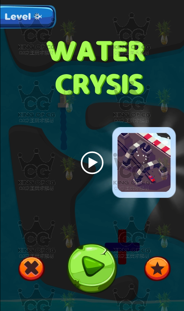unity 3d休闲益智手游戏源码水流特效效果项目工程Water Crysis