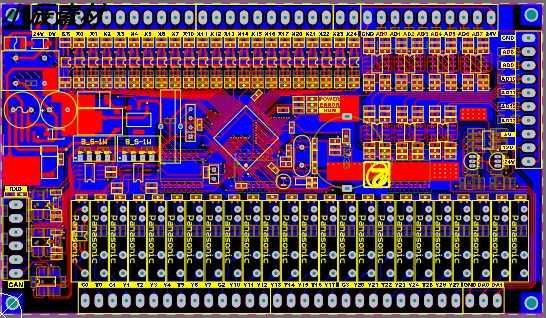 Fx3U源码 STM32仿三菱PLC,国产PLC方案 PCB原理图源码