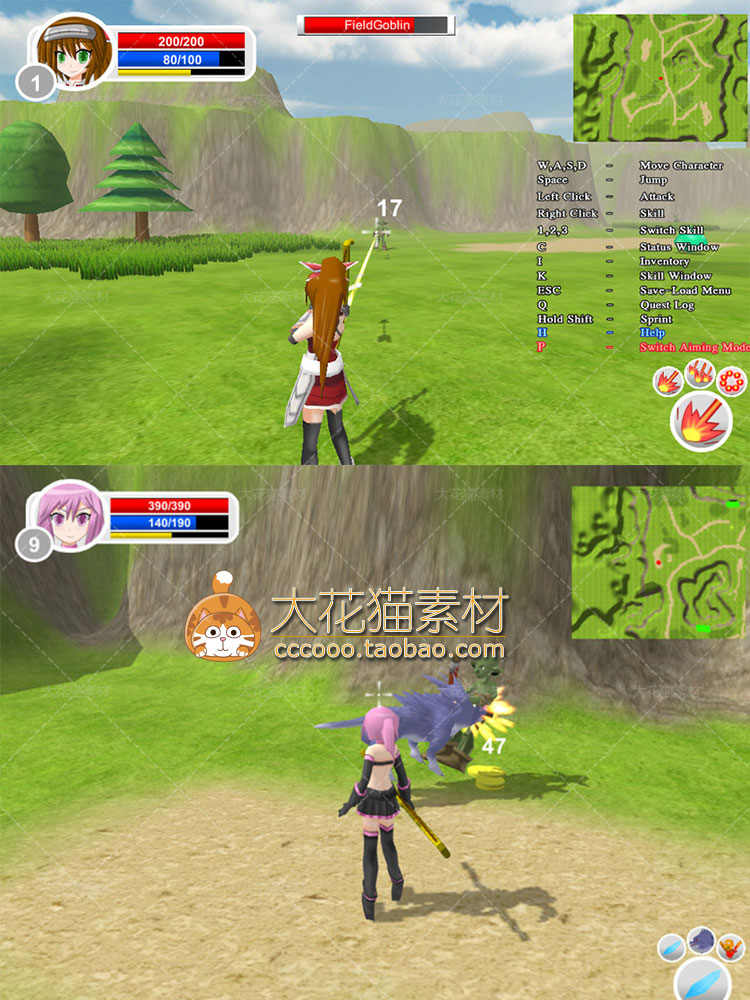 Unity3D Action-RPG Starter Kit 6v6.55c动作ARPG游戏项目源码