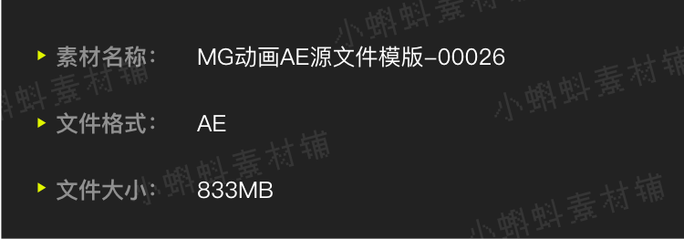 MG动画AE模板源文件卡通设计动态扁平化人物预设场景脚本素材包