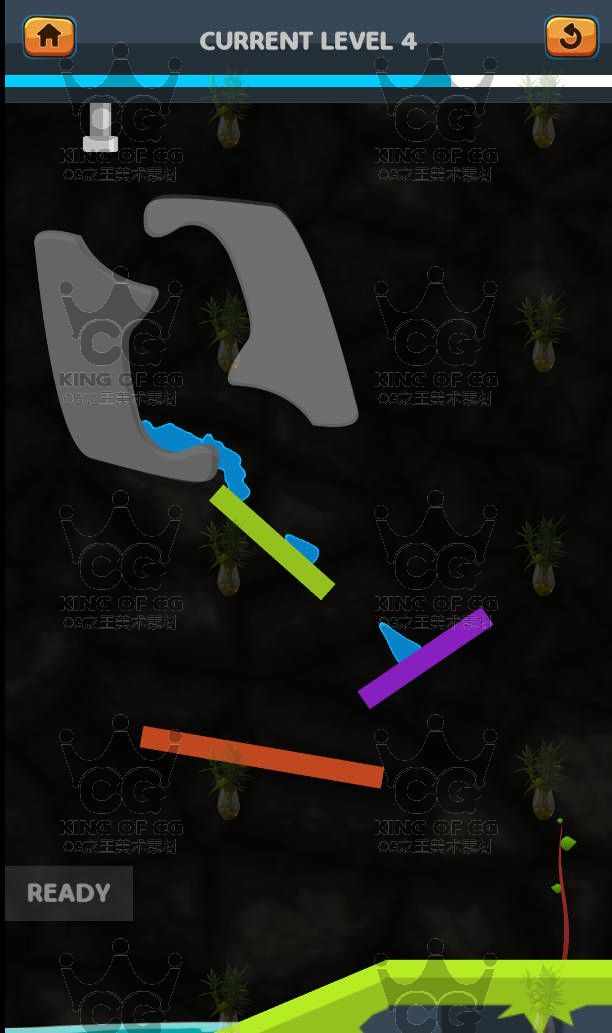 unity 3d休闲益智手游戏源码水流特效效果项目工程Water Crysis