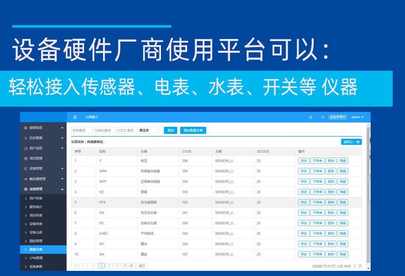 物联网平台系统源码数据收集视频监控通用ModBus协议MQTT TCP通信