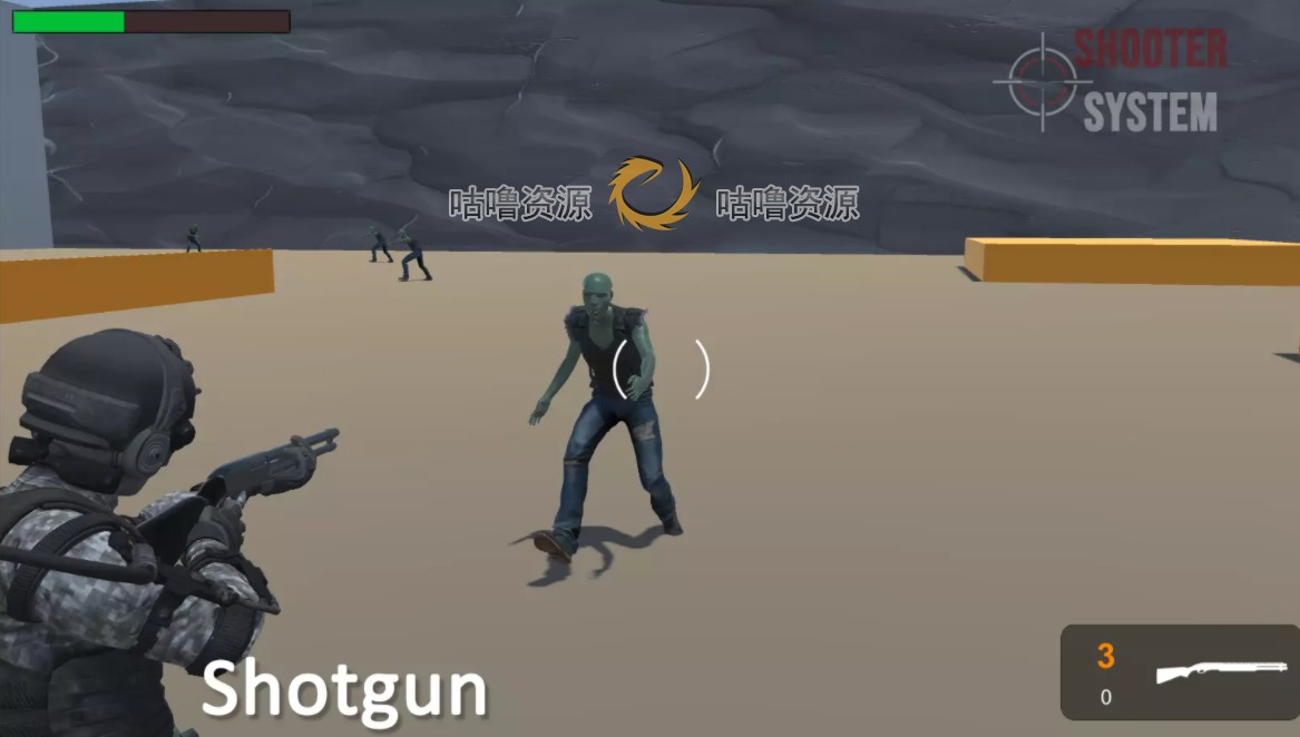 Unity 第三人称射击游戏项目模板源码 Shooter System 2.11包更新