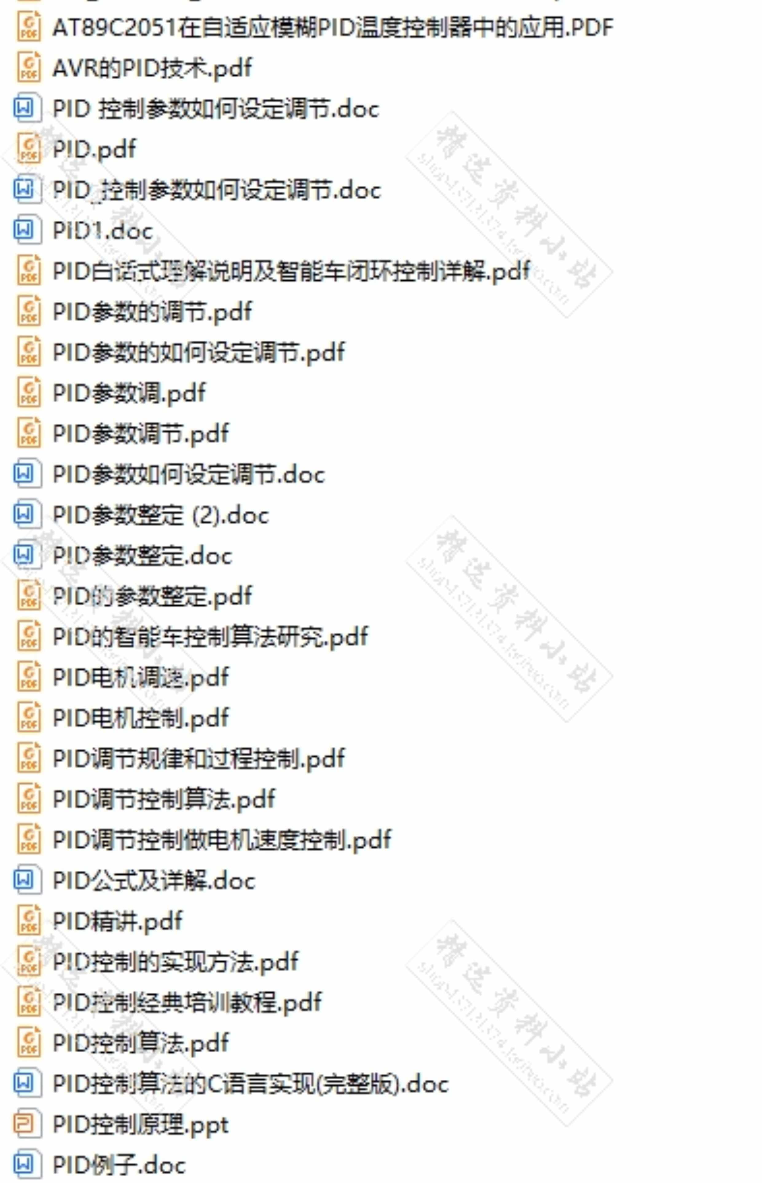 模糊PID控制算法学习参考资料合集matlab源码仿真程序示例文档
