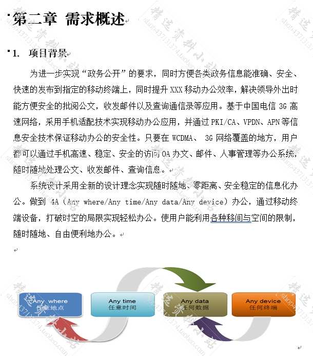 软件开发需求规格说明书测试报告产品数据库设计项目需求文档模板