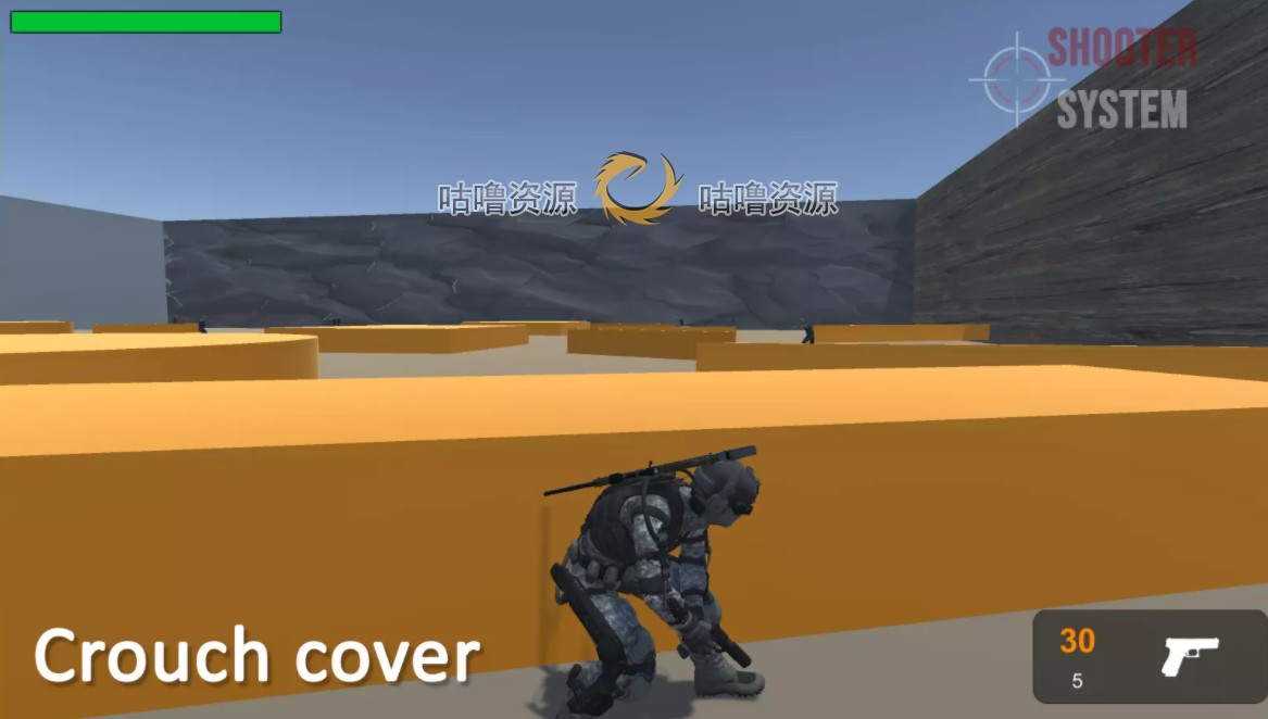 Unity 第三人称射击游戏项目模板源码 Shooter System 2.11包更新