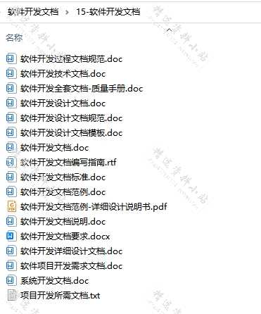 软件开发需求规格说明书测试报告产品数据库设计项目需求文档模板