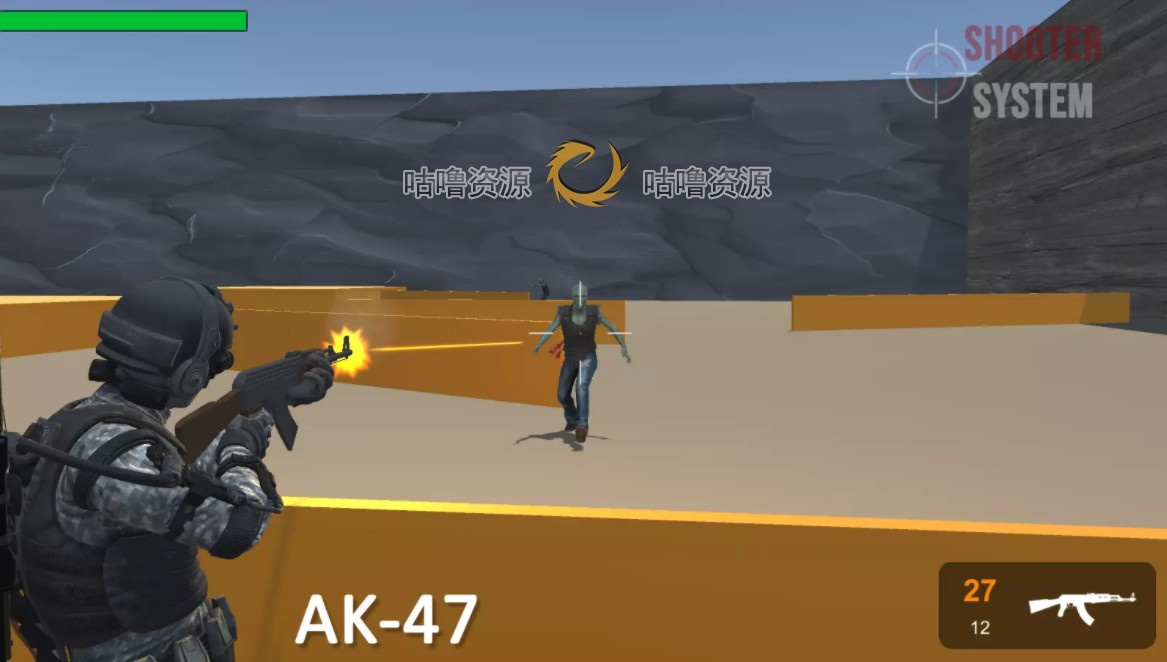 Unity 第三人称射击游戏项目模板源码 Shooter System 2.11包更新
