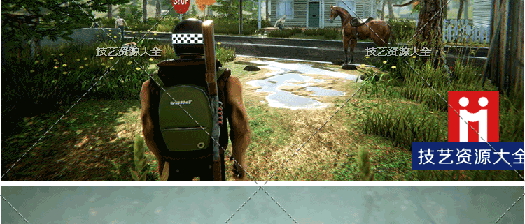 unity3d第三人称射击生存游戏完整项目源码僵尸吃鸡场景模型素材