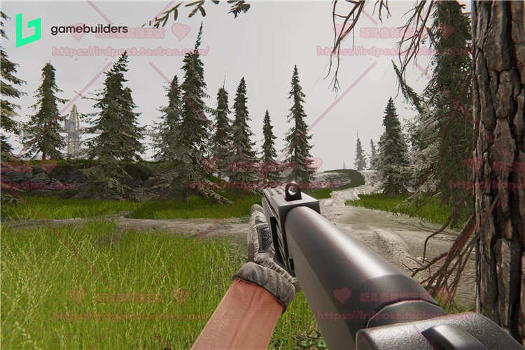 Unity3D 第一人称射击游戏模板 武器场景动画工程源文件代码素材
