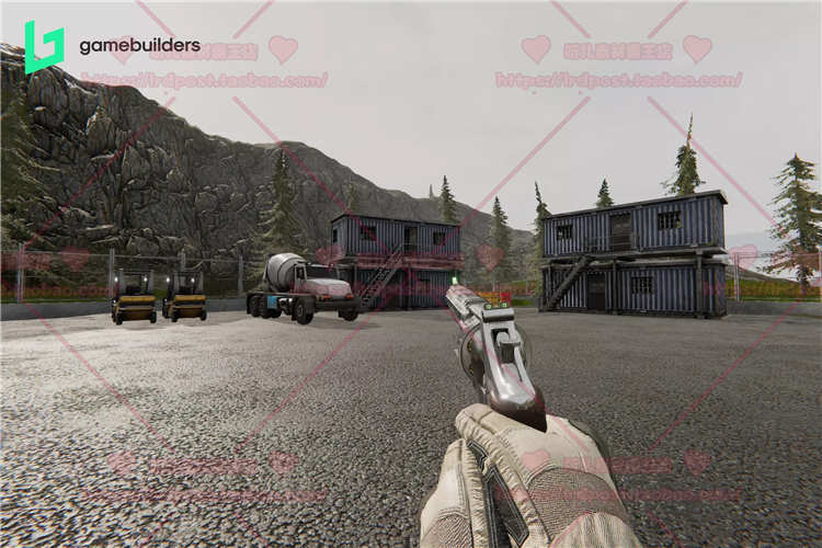 Unity3D 第一人称射击游戏模板 武器场景动画工程源文件代码素材