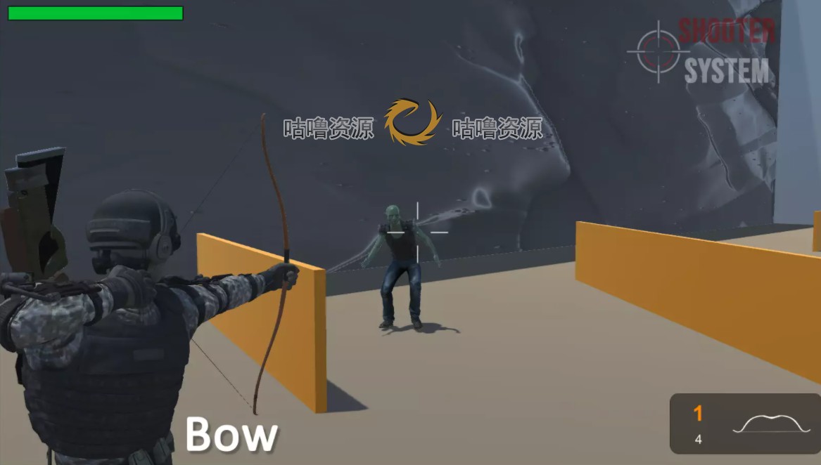 Unity 第三人称射击游戏项目模板源码 Shooter System 2.11包更新